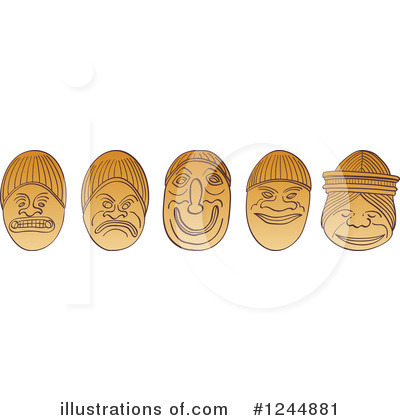 Royalty-Free (RF) Mask Clipart Illustration by Zooco - Stock Sample #1244881