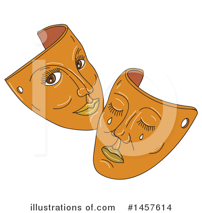 Royalty-Free (RF) Mask Clipart Illustration by patrimonio - Stock Sample #1457614