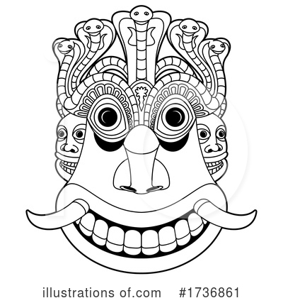 Royalty-Free (RF) Mask Clipart Illustration by Lal Perera - Stock Sample #1736861