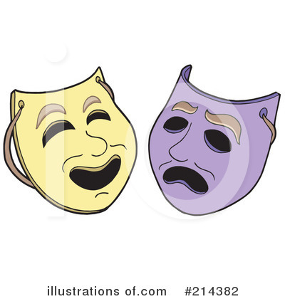 Royalty-Free (RF) Mask Clipart Illustration by visekart - Stock Sample #214382