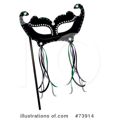 Royalty-Free (RF) Mask Clipart Illustration by Pams Clipart - Stock Sample #73914