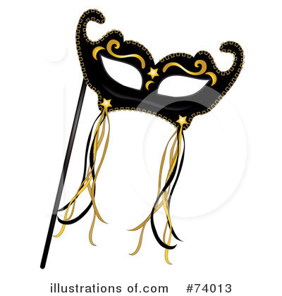 Royalty-Free (RF) Mask Clipart Illustration by Pams Clipart - Stock Sample #74013