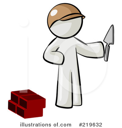 Bricklaying Clipart #219632 by Leo Blanchette