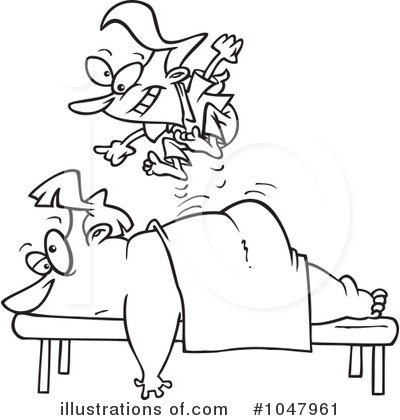 Royalty-Free (RF) Massage Clipart Illustration by toonaday - Stock Sample #1047961