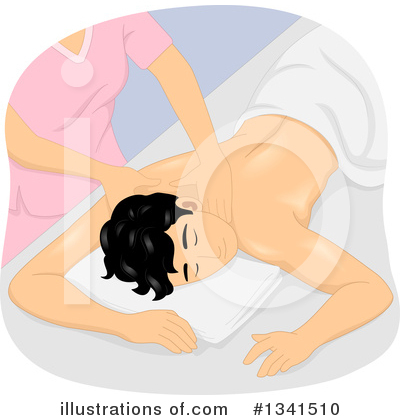 Royalty-Free (RF) Massage Clipart Illustration by BNP Design Studio - Stock Sample #1341510