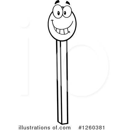 Match Stick Clipart #1260381 by Hit Toon