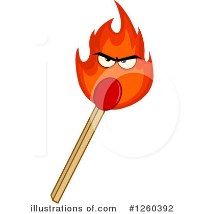 Matchstick Clipart #1260392 by Hit Toon