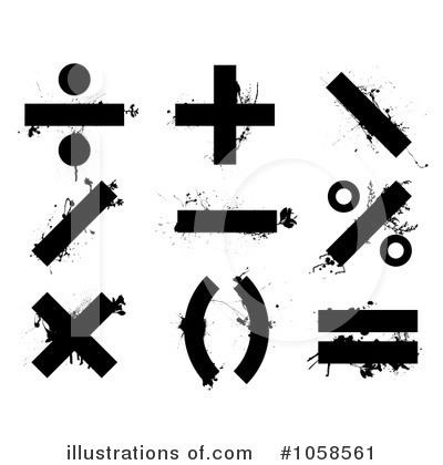Royalty-Free (RF) Math Clipart Illustration by michaeltravers - Stock Sample #1058561