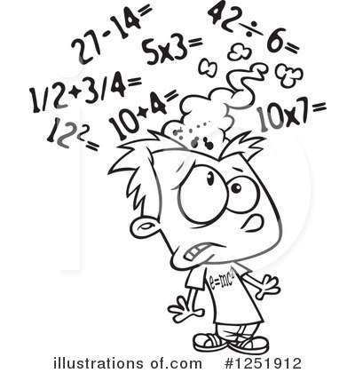 Royalty-Free (RF) Math Clipart Illustration by toonaday - Stock Sample #1251912