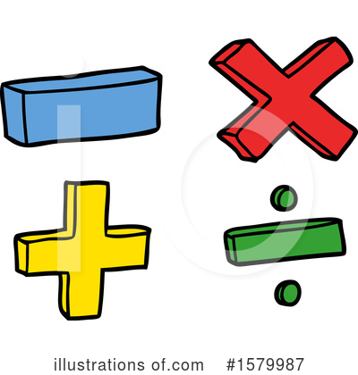 Royalty-Free (RF) Math Clipart Illustration by lineartestpilot - Stock Sample #1579987