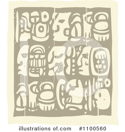 Royalty-Free (RF) Mayan Clipart Illustration by xunantunich - Stock Sample #1100560