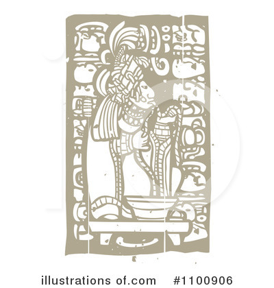 Royalty-Free (RF) Mayan Clipart Illustration by xunantunich - Stock Sample #1100906