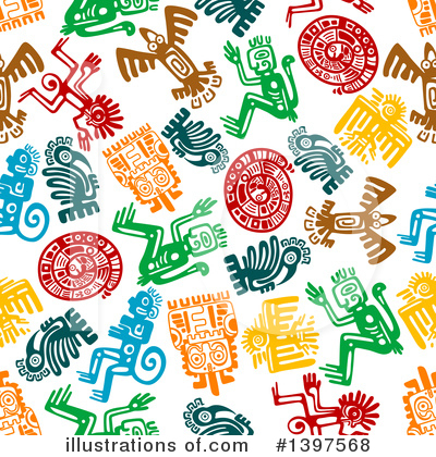 Royalty-Free (RF) Mayan Clipart Illustration by Vector Tradition SM - Stock Sample #1397568