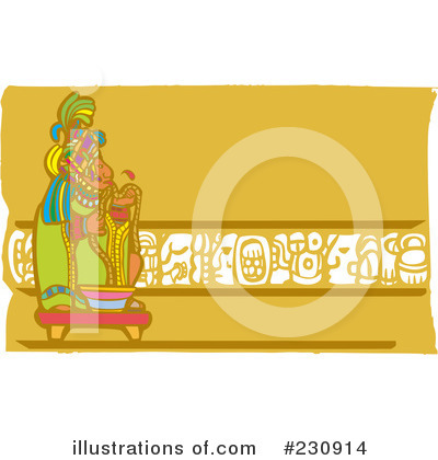 Royalty-Free (RF) Mayan Clipart Illustration by xunantunich - Stock Sample #230914