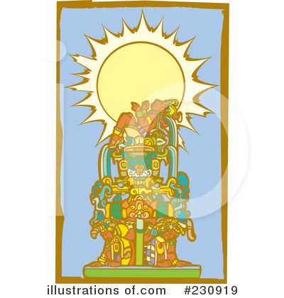 Royalty-Free (RF) Mayan Clipart Illustration by xunantunich - Stock Sample #230919