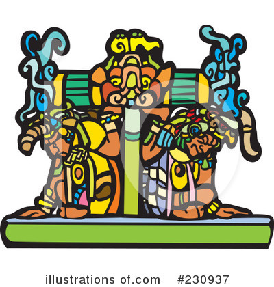 Royalty-Free (RF) Mayan Clipart Illustration by xunantunich - Stock Sample #230937