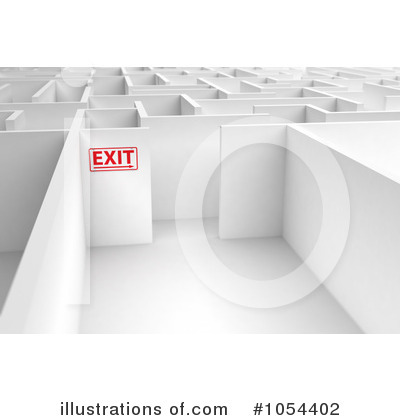 Royalty-Free (RF) Maze Clipart Illustration by stockillustrations - Stock Sample #1054402