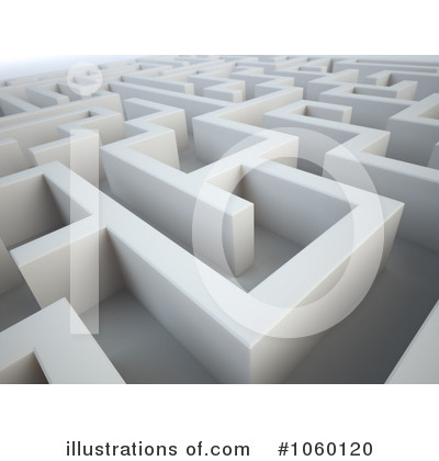 Royalty-Free (RF) Maze Clipart Illustration by Mopic - Stock Sample #1060120