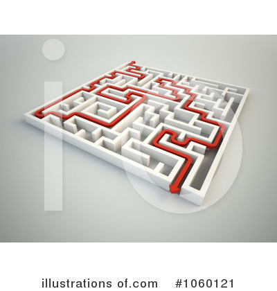 Royalty-Free (RF) Maze Clipart Illustration by Mopic - Stock Sample #1060121