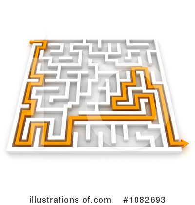 Royalty-Free (RF) Maze Clipart Illustration by BNP Design Studio - Stock Sample #1082693