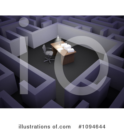 Royalty-Free (RF) Maze Clipart Illustration by Mopic - Stock Sample #1094644