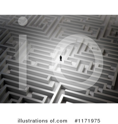Royalty-Free (RF) Maze Clipart Illustration by Mopic - Stock Sample #1171975