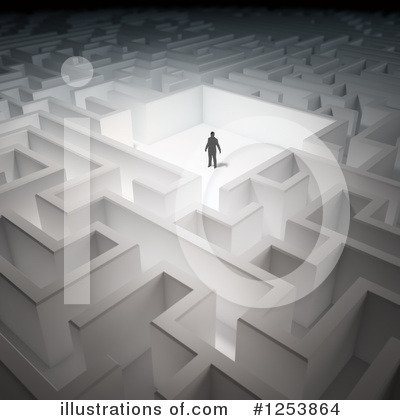 Royalty-Free (RF) Maze Clipart Illustration by Mopic - Stock Sample #1253864