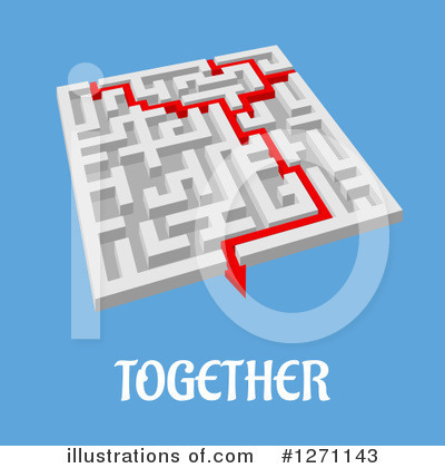 Royalty-Free (RF) Maze Clipart Illustration by Vector Tradition SM - Stock Sample #1271143