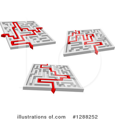 Maze Clipart #1288252 by Vector Tradition SM
