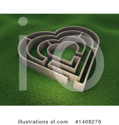 Royalty-Free (RF) Maze Clipart Illustration by Mopic - Stock Sample #1408276