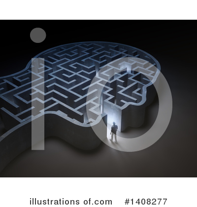 Royalty-Free (RF) Maze Clipart Illustration by Mopic - Stock Sample #1408277