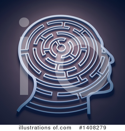 Royalty-Free (RF) Maze Clipart Illustration by Mopic - Stock Sample #1408279