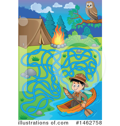 Royalty-Free (RF) Maze Clipart Illustration by visekart - Stock Sample #1462758