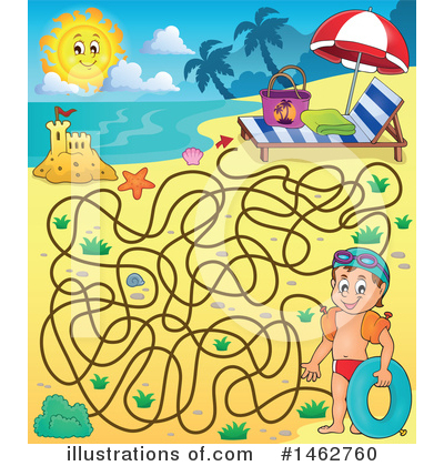 Royalty-Free (RF) Maze Clipart Illustration by visekart - Stock Sample #1462760