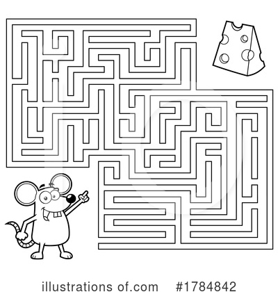 Royalty-Free (RF) Maze Clipart Illustration by Hit Toon - Stock Sample #1784842