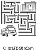 Maze Clipart #1784845 by Hit Toon