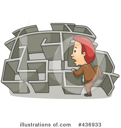 Royalty-Free (RF) Maze Clipart Illustration by BNP Design Studio - Stock Sample #436933