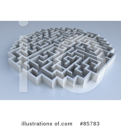 Royalty-Free (RF) Maze Clipart Illustration by Mopic - Stock Sample #85783