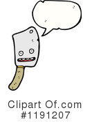 Meat Cleaver Clipart #1191207 by lineartestpilot
