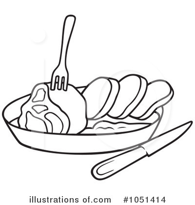 Royalty-Free (RF) Meat Clipart Illustration by dero - Stock Sample #1051414