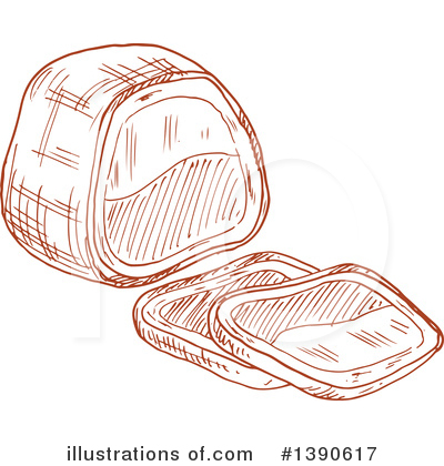 Royalty-Free (RF) Meat Clipart Illustration by Vector Tradition SM - Stock Sample #1390617