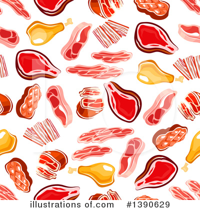 Bacon Clipart #1390629 by Vector Tradition SM