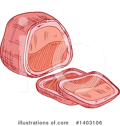Royalty-Free (RF) Meat Clipart Illustration by Vector Tradition SM - Stock Sample #1403106