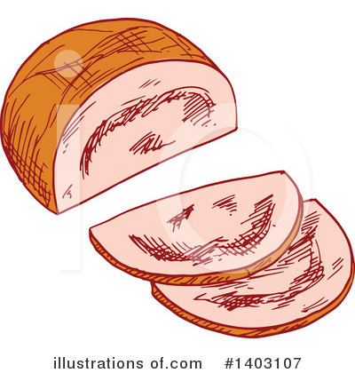 Royalty-Free (RF) Meat Clipart Illustration by Vector Tradition SM - Stock Sample #1403107