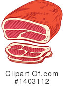 Meat Clipart #1403112 by Vector Tradition SM