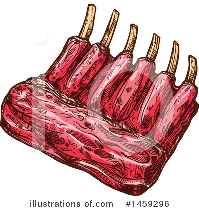 Royalty-Free (RF) Meat Clipart Illustration by Vector Tradition SM - Stock Sample #1459296