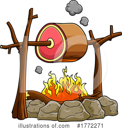 Campfire Clipart #1772271 by Hit Toon