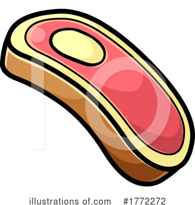 Royalty-Free (RF) Meat Clipart Illustration by Hit Toon - Stock Sample #1772272