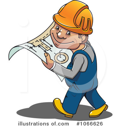 Construction Worker Clipart #1066626 by Vector Tradition SM