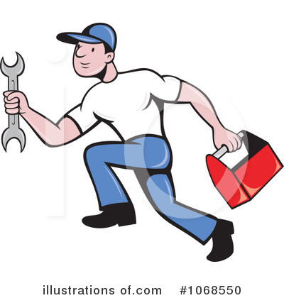 Royalty-Free (RF) Mechanic Clipart Illustration by patrimonio - Stock Sample #1068550